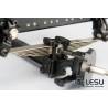 Pair of leaf springs with mounting kit for front axle
