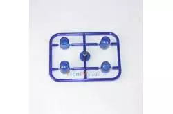 Set of 4 Hella Blue Gyro Beacon Cabochons 12mm