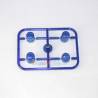 Set of 4 Hella Blue Gyro Beacon Cabochons 12mm