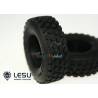 Pair of Wide TT Tires with Foams LESU S-1214