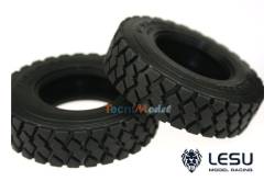 Pair of standard width TT tyres LESU S-1213