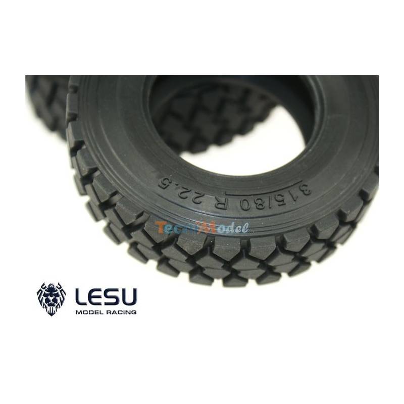 Pair of standard width TT tyres LESU S-1213