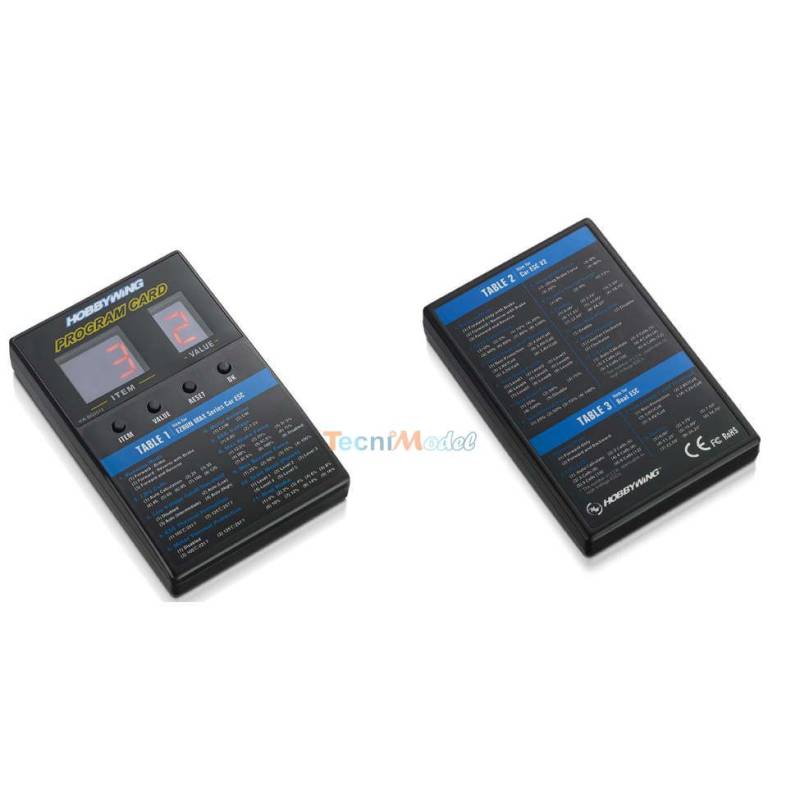 LED programming card for HobbyWing ESC