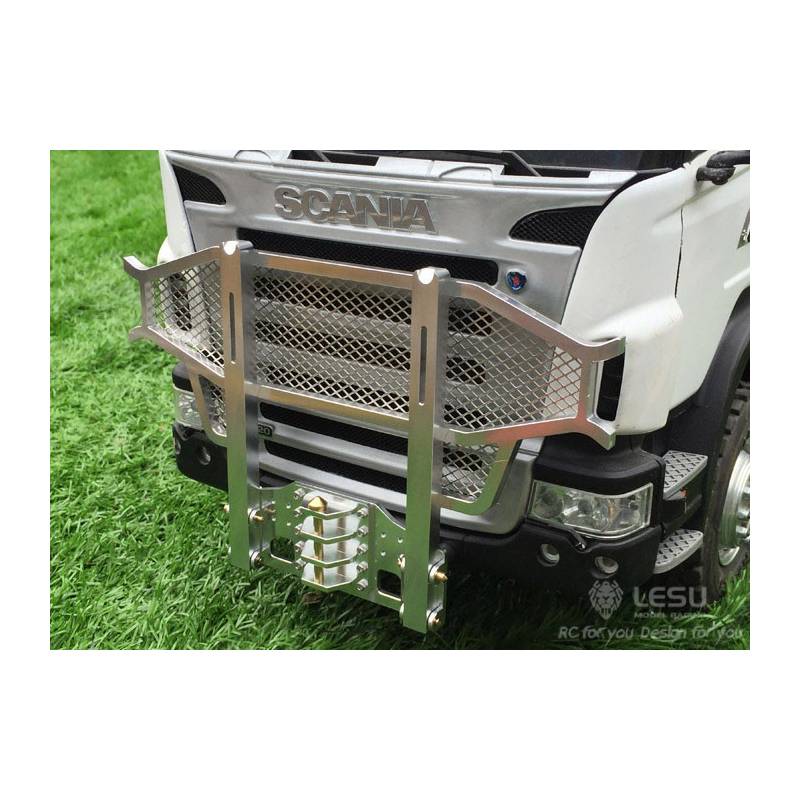 Pare-Buffle pour Scania Tamiya avec plaque d'attelage