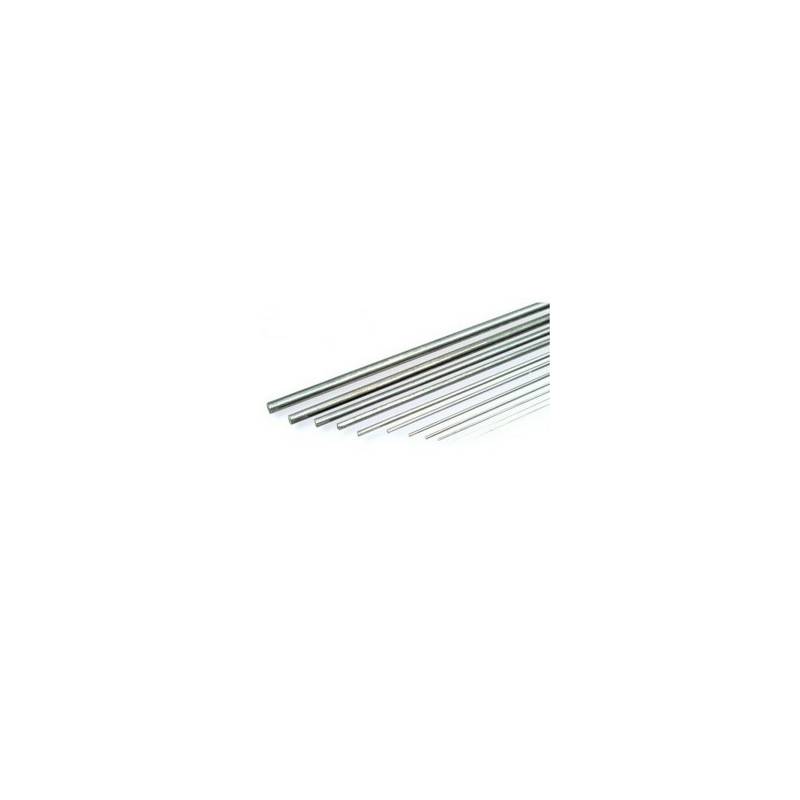 2 Tiges Inox Ø1.5mm, longueur 500mm