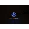 Illuminated Mercedes-Benz star logo (blue) for 1/14 radio-controlled truck - Lesu S-1222-C