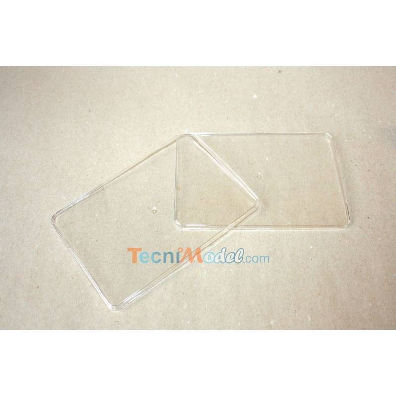 2 transparent hatches for DF95 Joysway RC sailboats 881123