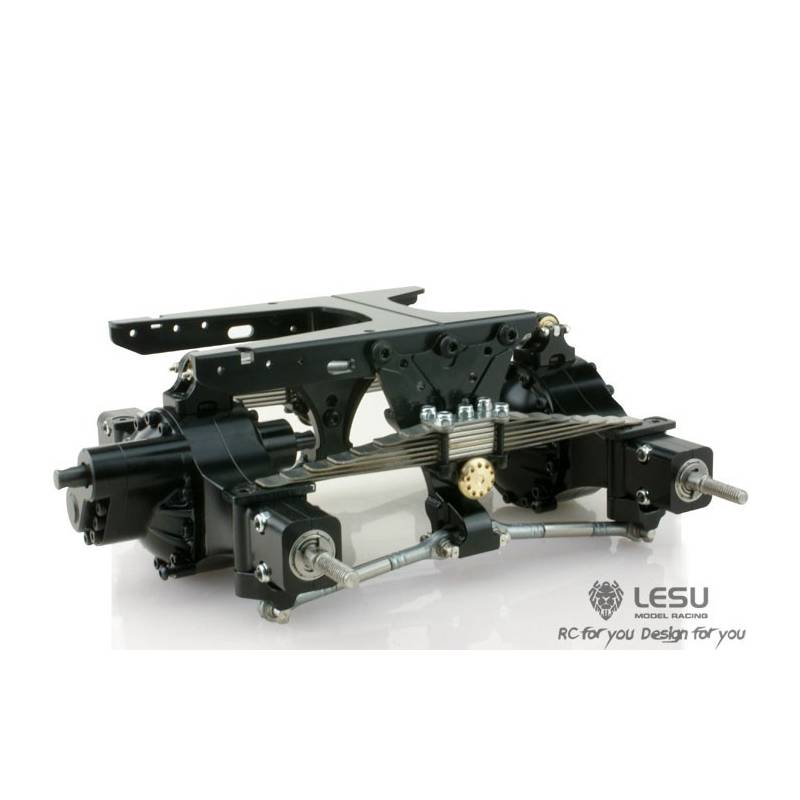 Kit de suspensions arrières métal renforcées pour camion Tamiya