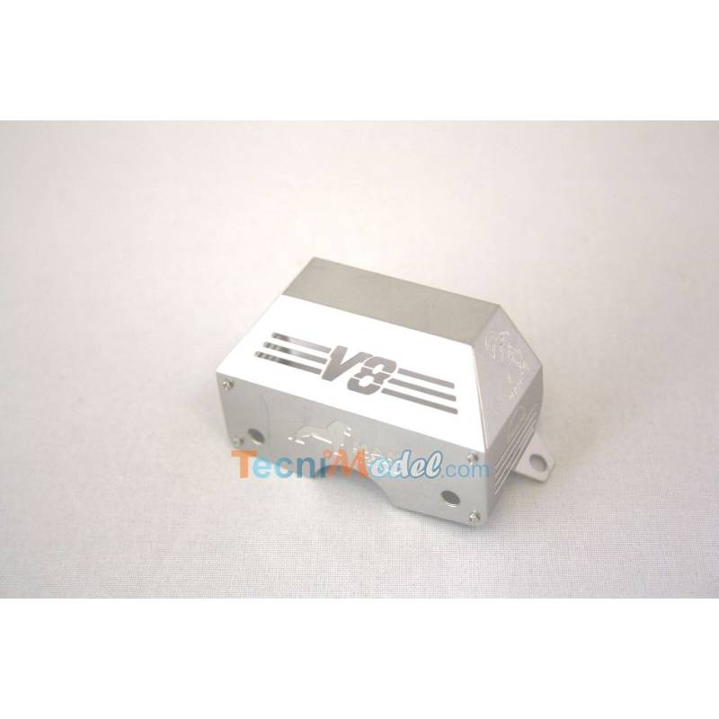 Metal engine cover for MAN TGX Tamiya 1/14 - LESU ZK-K001-MAN