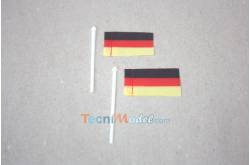 2 German flags 20x30mm