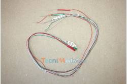 Wired 3mm LEDs navigation lights 12v 1 red, 1 green, 2 white