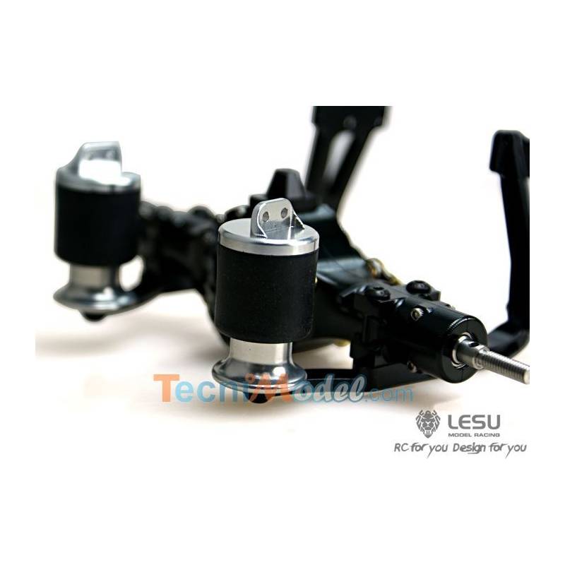 Suspension pneumatique factice pour essieu arrière de camion tamiya Lesu X-8005
