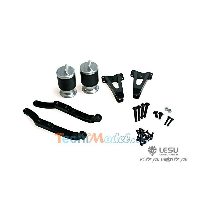 Suspension pneumatique factice pour essieu arrière de camion tamiya Lesu X-8005