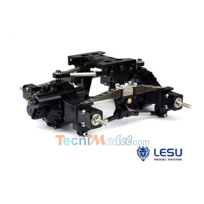 Kit de suspensions arrières métal renforcées pour camion Tamiya - LESU X-8002-A