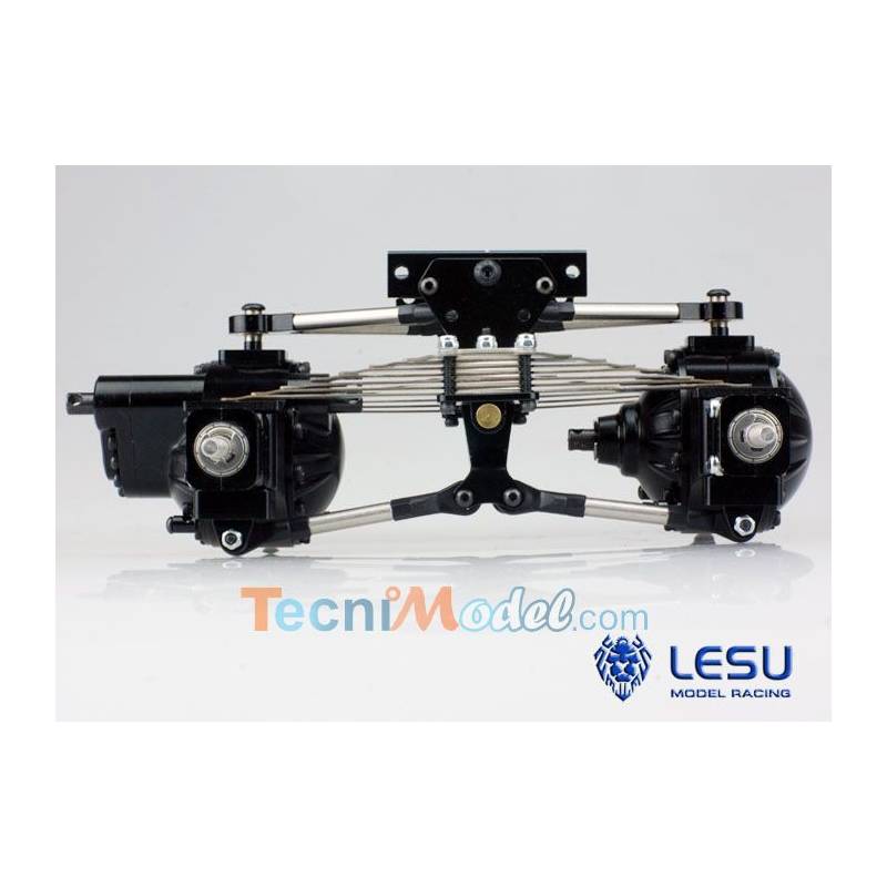 Kit de suspensions arrières métal renforcées pour camion Tamiya - LESU X-8002-A