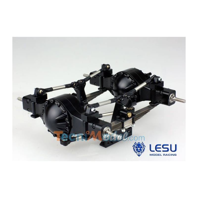 Kit de suspensions arrières métal renforcées pour camion Tamiya - LESU X-8002-A
