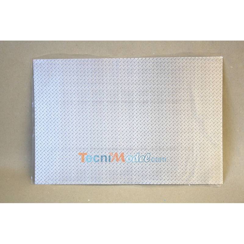 Tôle Inox à motif grain de riz 5mm LESU ZK-K003