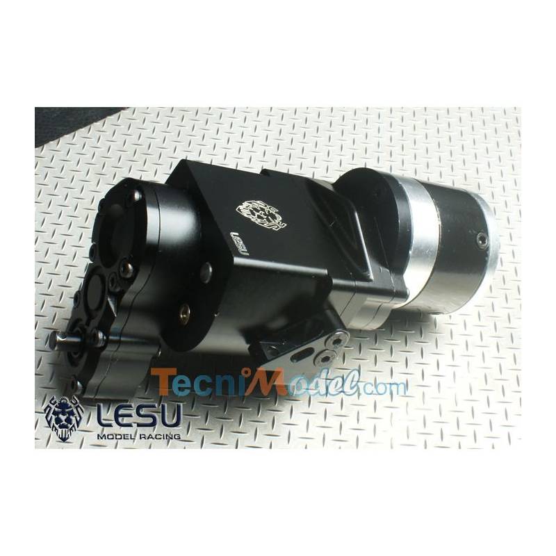 Boîte 2 vitesses 1/10 1/15 LESU pour camions radiocommandés 1/14 LESU F-5013