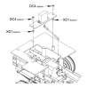 Servo holder for Carson gearbox - Carson C500907287