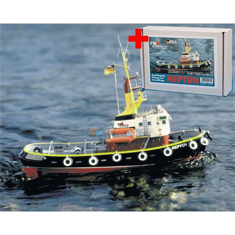Neptun Tugboat + fittings Combo 1/50 by Krick
