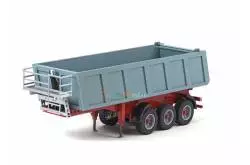 3-axle tipper semi-trailer with lifting system