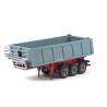 3-axle tipper semi-trailer with lifting system