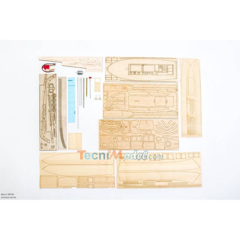 Moewe 2 Fishing Boat 1/25 Kit by Aero-Naut 309100