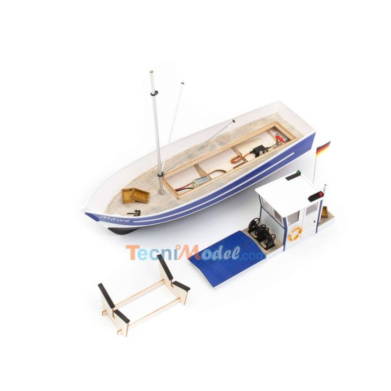 Moewe 2 Fishing Boat 1/25 Kit by Aero-Naut 309100