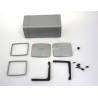 Silver 120mm tank with support - Thicon 50093