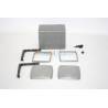 Silver 80mm tank with support - Thicon 50092