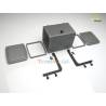 Silver 80mm tank with support - Thicon 50092