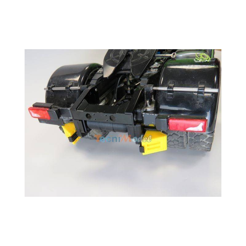 Pair of yellow wheel chocks Thicon 50087