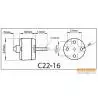 Moteur Brushless ROXXY Outrunner C22-16-800kV NAVY