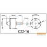 Multiplex ROXXY Brushless Outrunner Motor C22-16-800kV NAVY
