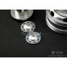  Paire de jantes alu arrières pour camions rc Tamiya Lesu W-2010