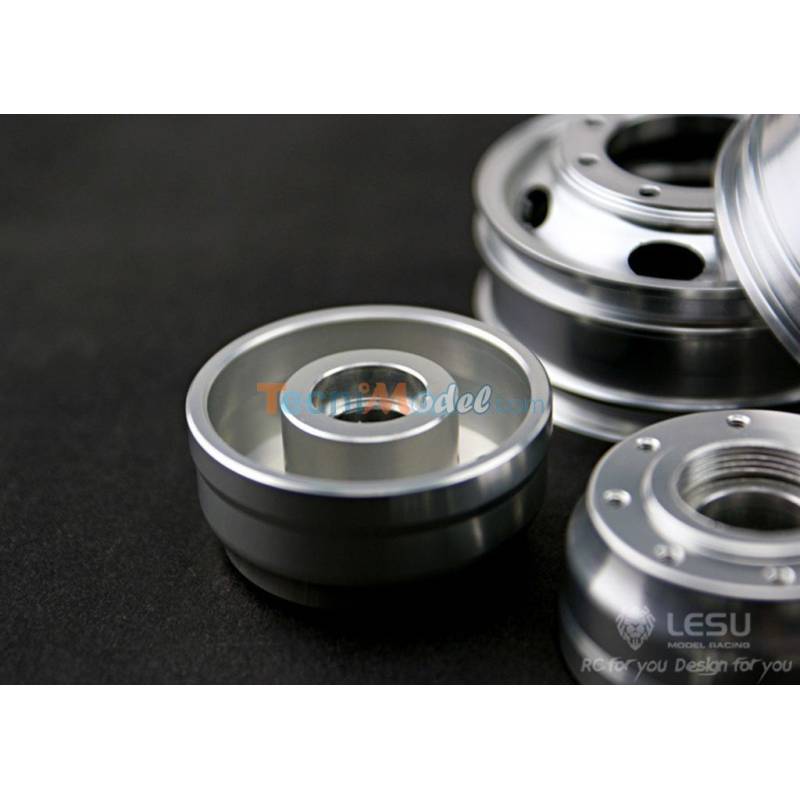 Pair of standard front aluminium wheels