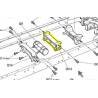 Traverse alu centrale (Remplace C1) Lesu L-1003