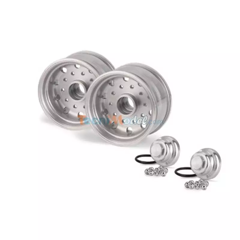 Paire de jantes larges en alu pour remorques 1/14 Carson - CARSON 500907040