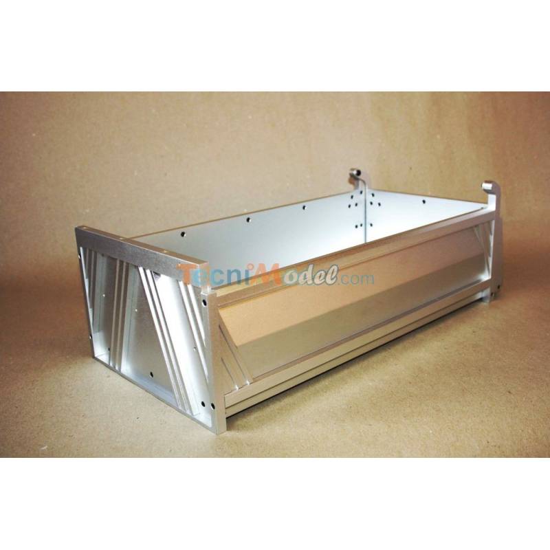 Benne v2 en aluminium CNC pour 6x6 ou 6x4 Tamiya 1/14 LESU LS20150732