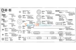 Sachet pièces D Actros Arocs 3363 Tamiya 9403255