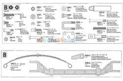 Sachet de pièces B Actros Arocs 3363 Tamiya 9403254