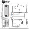 Grappe P plancher de cabine pour Arocs 1/14 Tamiya 9115458