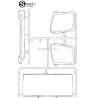Tamiya S Parts Glazing of Arocs 1/14 9115460