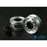 Pair of wide front aluminium wheels - LESU W-2013