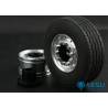 Pair of wide front aluminium wheels - LESU W-2013
