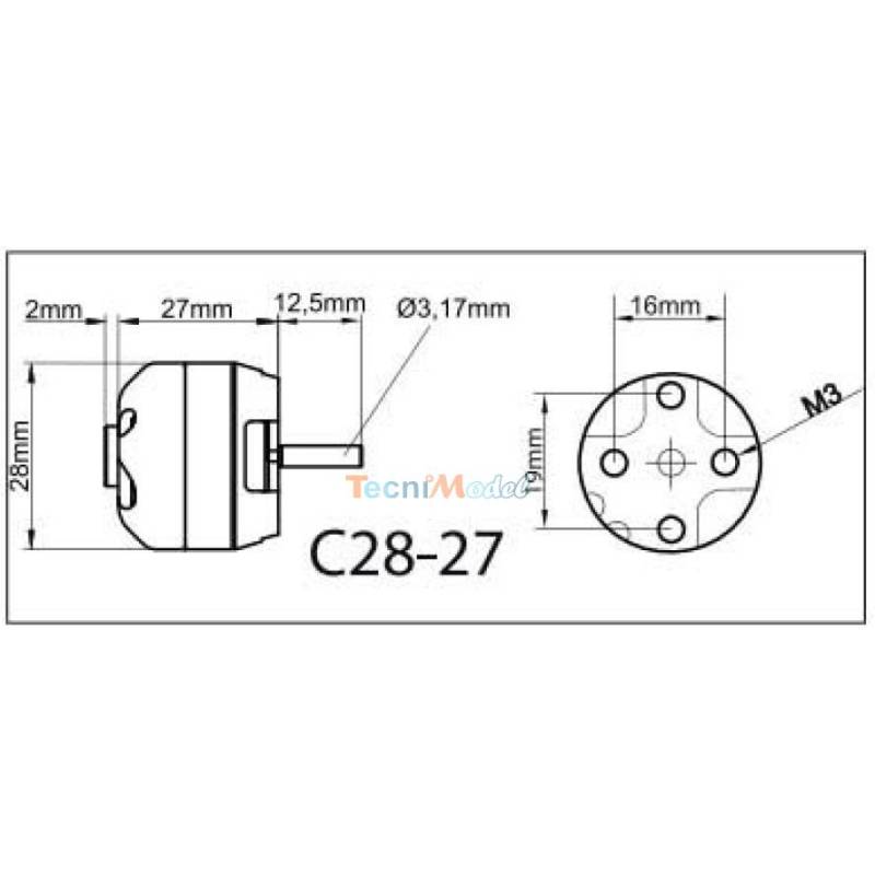 Multiplex ROXXY Brushless Outrunner Motor C28-27-930kV
