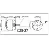Moteur Brushless ROXXY Outrunner C28-27-930kV