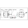 Multiplex ROXXY Brushless Outrunner Motor C28-27-930kV