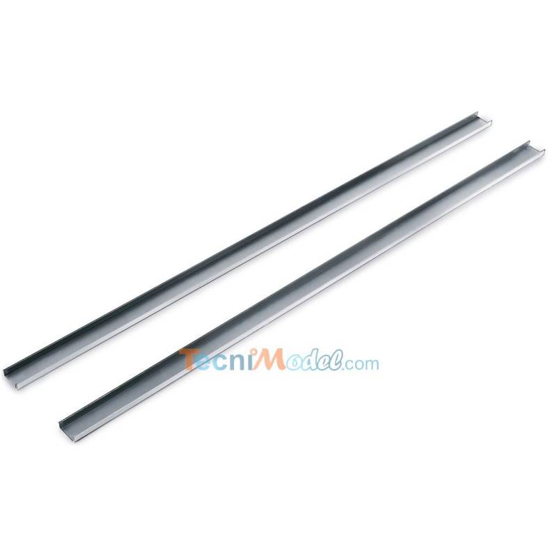 2 Aluminum frame rails 1000mm long for 1/14 trucks - Carson 500907063