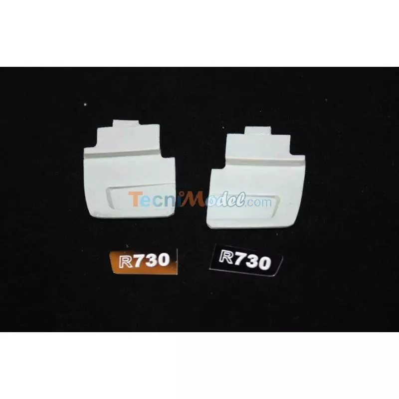 2 Rallonges de déflecteurs pour Scania avec logo R730 - LESU S-1239-R730